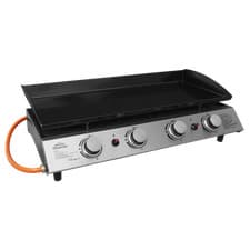Image of Dellonda 4 Burner Portable Gas Plancha 10kW BBQ Griddle Stainless Steel DG23