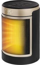Image of Russell Hobbs RHCH2002G Oscillating Portable Heater Ceramic 1500W Black & Gold