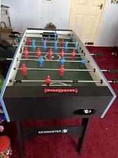 Image of Kickmaster 4ft (1.2m) Quick Fold Football Table - 5725/5731/5755
