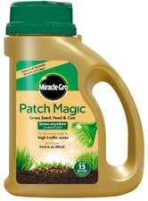 Image of Miracle-Gro Patch Magic Grass Seed, Feed & Coir 1015g – All-in-One Lawn Repair –