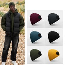 Image of Beechfield Circular fashion patch beanie