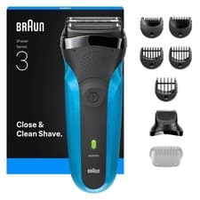 Image of Braun Series 3 Shave&Style 310BT Electric Shaver, Wet & Dry Razor for Men - Blac