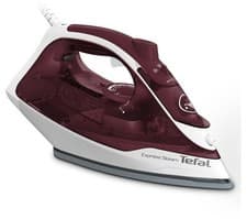 Image of Tefal FV2869 Steam Iron Express Steam ceramic soleplate Auto shut-off White&Red
