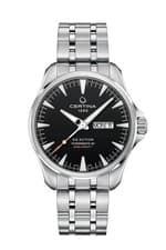 Image of Certina DS Action Day Date Powermatic80 Black Dial C032.430.11.051.00 Swiss Made
