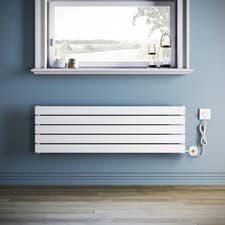Image of Electric Radiator Wall Mounted Flat Panel Heating Rads Smart WIFI Control Timer
