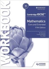 Image of Cambridge IGCSE Core and Extended Mathematics Fifth Edition: Hodder Education