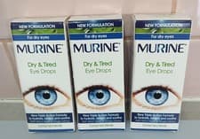 Image of Murine Dry and Tired Eye Drops 15ml Pack of 3