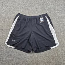 Image of Under Armour Shorts Mens Extra Large Black Running Training Athletic Gym 7in