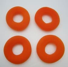 Image of 4 Orange Ear Cushion for Plantronics SupraPlus H251 H251N H261 H261N P251 P251N