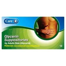 Image of Adult 4g Glycerin (Glycerol) Suppositories For Constipation Relief | Pack of 12