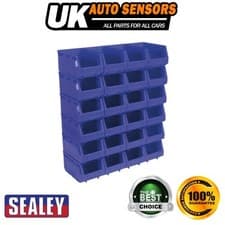 Image of Sealey Plastic Storage Bin 150 x 240 x 130mm Blue Pack of 24 TPS324B