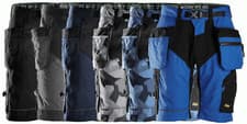 Image of Snickers 6904 FlexiWork Holster Pocket Work Shorts Various Colours