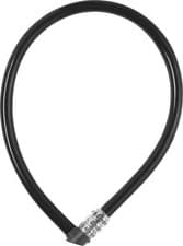 Image of Abus 3406k 6mm x 55cm Combi Cable Lock Black Cycling Bike Security Anti Theft