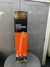 Image of BLACK+DECKER 23CM 250W Corded Grass Trimmer - Orange (GL250-GB). BRAND NEW.