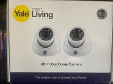 Image of Yale Smart Living Indoor HD 1080 Dome CCTV Camera Twin Pack 20m Night Vision