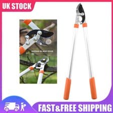 Image of Professional Long Handle Loppers Ratchet Tree Branch Gardening Pruner Cutter