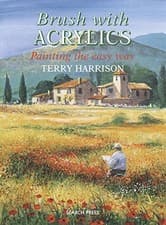 Image of BRUSH WITH ACRYLICS: PAINTING THE EASY WAY (PRACTICAL ART By Terry Harrison NEW