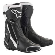 Image of Alpinestars SMX S-MX Plus V2 Black white Motorcycle Race Sport Boots