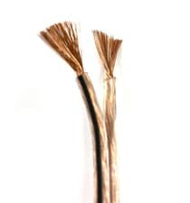 Image of 50m 2x 4mm Transparent Loud Speaker Cable Wire Multi-Strand 210 2x 105 Strand