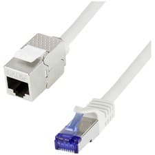 Image of LogiLink CC5072S Network cable patch cable CAT 6A S/FTP 5m Grey RJ45