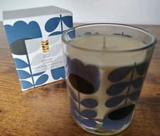 Image of Orla Kiely Lavender Luxury Scented Candle Home Fragrance 200g New up to 50 hours