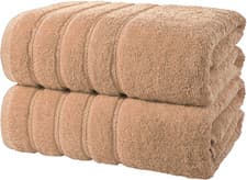 Image of 2X Extra Large Super Jumbo Bath Sheets 100x200 cm Egyptian Cotton XXL Big Towels
