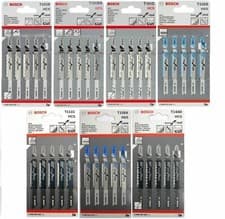 Image of Bosch Jigsaw Blades Pack of 5 | Speed Cut | Down Cut | Metal | Aluminium |Clean