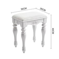 Image of Dressing Table Stool Bedroom Vanity Chair Makeup Stool Piano Soft Seat Bedroom