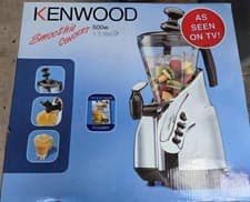 Image of Kenwood Smoothie Concert SB256 Blender Chrome Table top 500w 1.5litre NEW Boxed