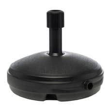 Image of 7Kg / 7 Litre Capacity Water Filled Garden Parasol / Umbrella Base in Black