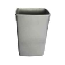 Image of Addis Grey 54 Litre Recycling Bin Kit Base Metallic (Pack of 3) 505574