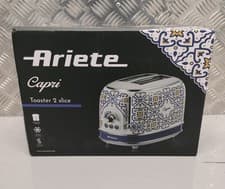 Image of Ariete 155 Capri Toaster, 810W, 2 Slices, 6 Levels of Gilding, Crumb Tray NEW