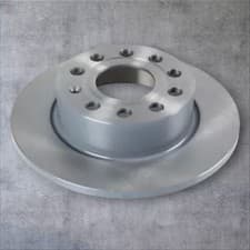 Image of Brake Disc Set Solid Rear 255mm ADV184306, 1K0615601AB, Audi, VW, Seat, Skoda