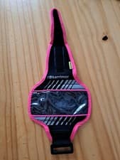 Image of Brand New Karrimor Arm Phone Holder. Black & Pink
