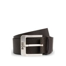 Image of Boss Mens Jemio Gr Logo Italian Leather Belt  GT10335