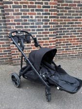 Image of cybex gazelle s black double pushchair