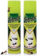 Image of 2 x Dethlac Insecticidal Lacquer Spray 250ml Ant & Insect Killer Indoor Outdoor