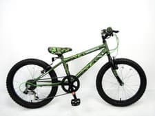 Image of Professional Camo 18" Wheel Boys Kids Bike Camouflage Army Green 6 Speed Age 6 +