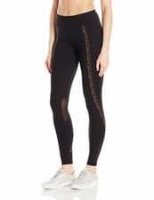 Image of Calvin Klein Performance Women's Dotted Stripe Full Length Tight