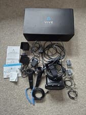 Image of HTC Vive Cosmos Elite VR Headset Complete Set System Virtual Reality Working VR