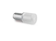 Image of GLASS SHELF SUPPORTS PLUG IN STEEL PEGS PINS Ø5 mm HOLE PACK OF 4 8 24 48 100