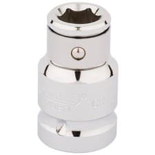 Image of Draper Expert 16811 1/2" Sq. Dr. x 10mm Hexagon Screwdriver Bit Holding Socket