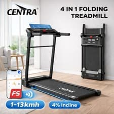 Image of Centra Folding Treadmill Running Machine  Incline 4 in 1 Walking Pad Bluetooth