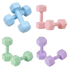 Image of Ladies Dumbbells Set 2x 1/2/3kg Hand Weights Fitness Home Gym Strength Workout