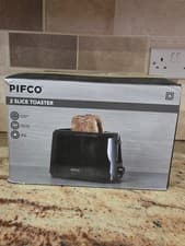 Image of PIFCO Essentials 2 Slice Toaster - Black
