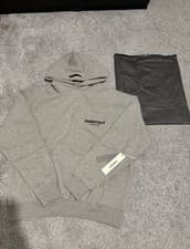 Image of Fog Essentials SS22 Light Oatmeal Hoodie Size XS