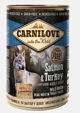 Image of Carnilove Salmon & Turkey Wet Dog Food 6 x 400g Grain-Free