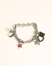 Image of Tommy Hilfiger beautiful bracelet FOR GIFT silver & red for girls & ladies