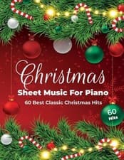 Image of Christmas Sheet Music For Piano 60 Best Classic Christm - Paperback NEW Henry Wh