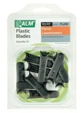 Image of ALM FL246 Plastic Strimmer Blades to fit Flymo Lawnmowers Pack of 10